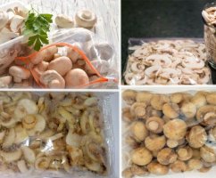 Як і скільки часу можна зберігати свіжі шампіньйони в холодильнику і морозильній камері, терміни зберігання