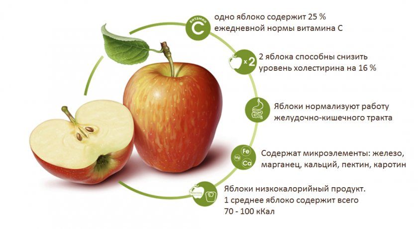 Корисні властивості яблук