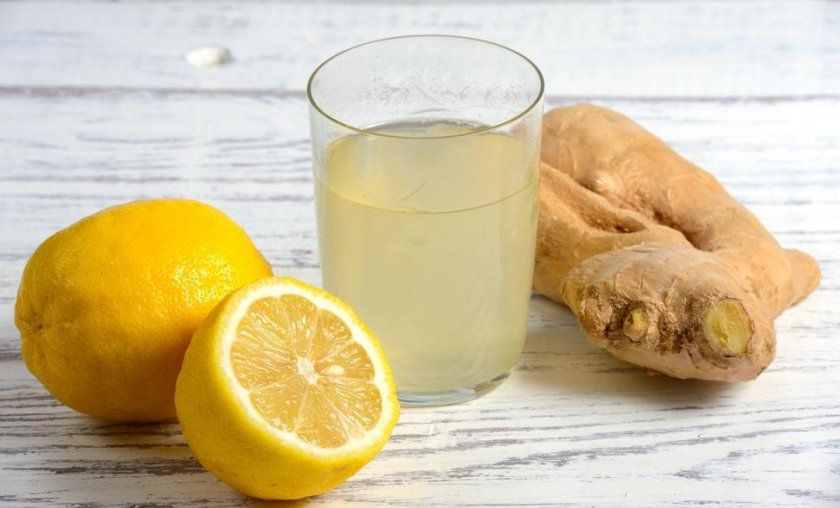 Напій з імбиром, лимоном і часником