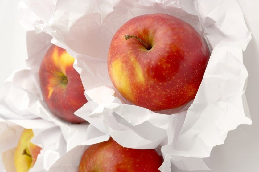 Зберігання яблук в папері