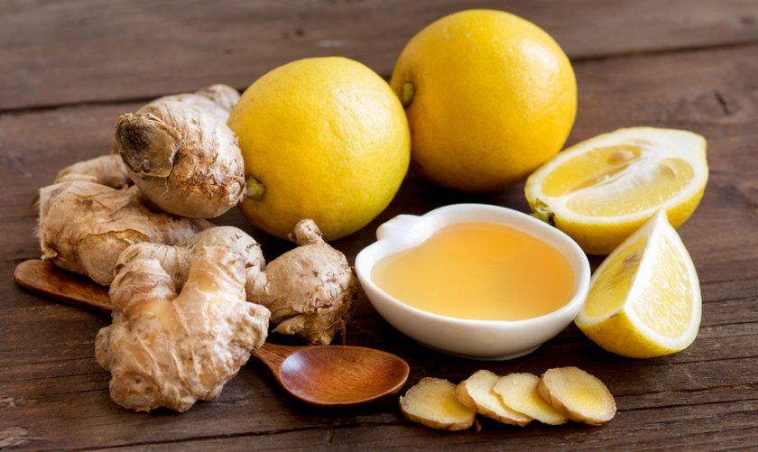 Імбир з лимоном і медом