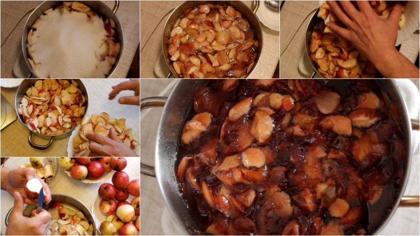 Приготування яблучного варення
