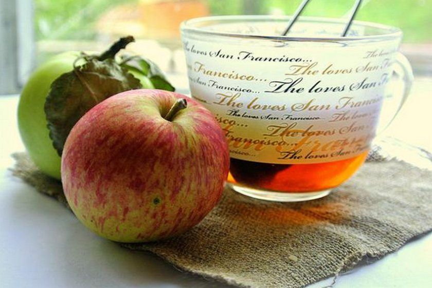 Чай з листя яблуні