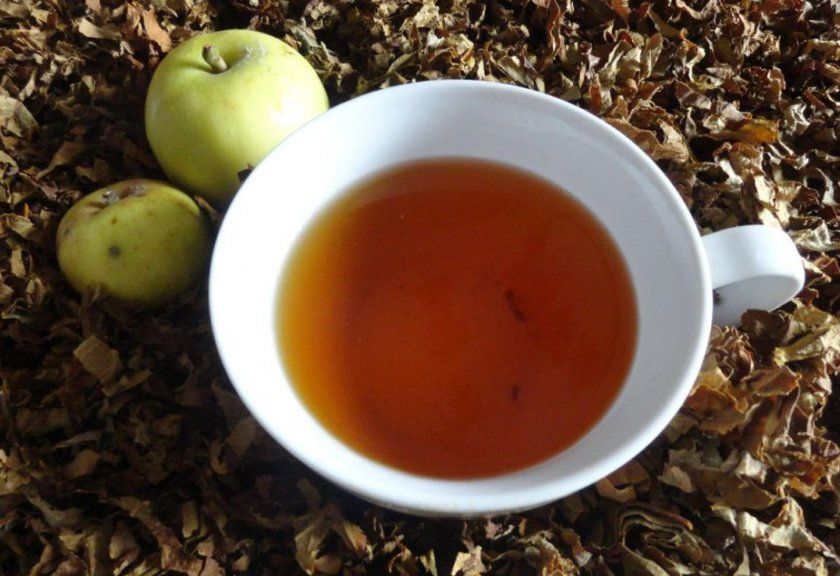 Чай з листя яблуні