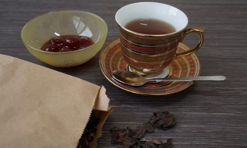 Чай з листя і коренів бадану