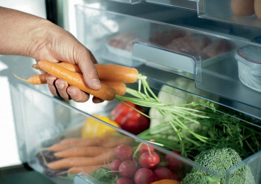 Зберігання моркви в холодильнику