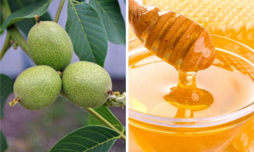 Інгредієнти для рецепта з медом