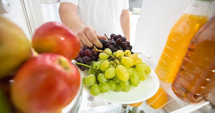 Зберігання винограду в холодильнику