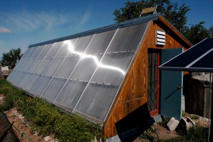 Сонячна опалювальна система для теплиці