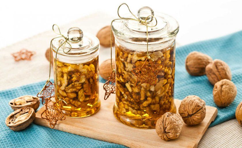 Корисні властивості меду з горіхами