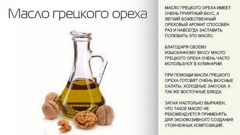 Корисні властивості олії волоського горіха
