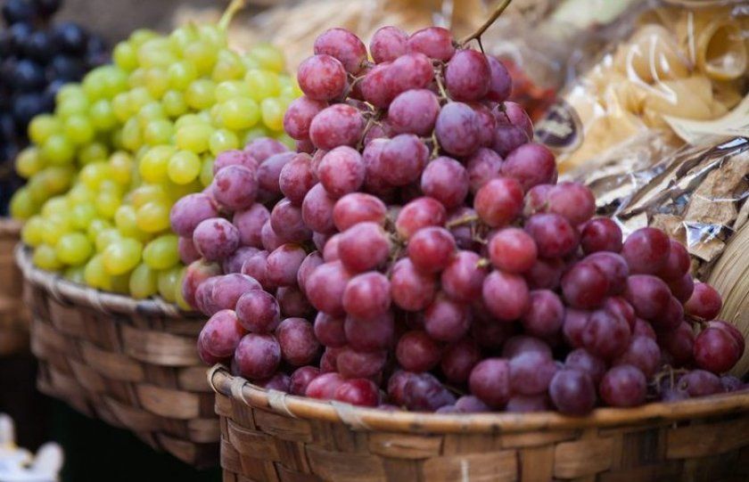 Калорійність та енергетична цінність винограду