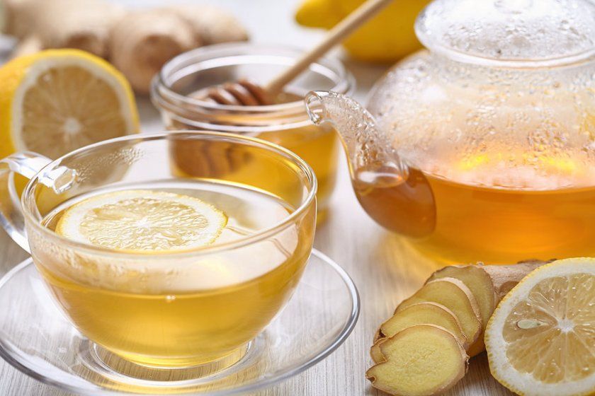 Імбирно-лимонний чай з медом
