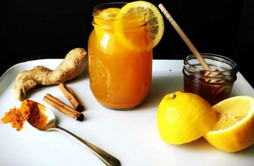 Куркума, імбир, лимон і мед для схуднення