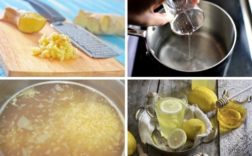 Приготування имбирно-лимонної мінеральної води