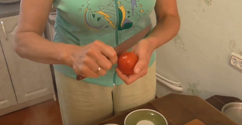 Замороження помідорів часточками без шкірки