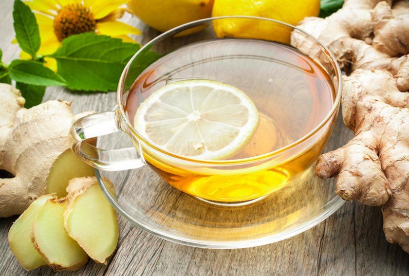 Чай з імбиром і лимоном