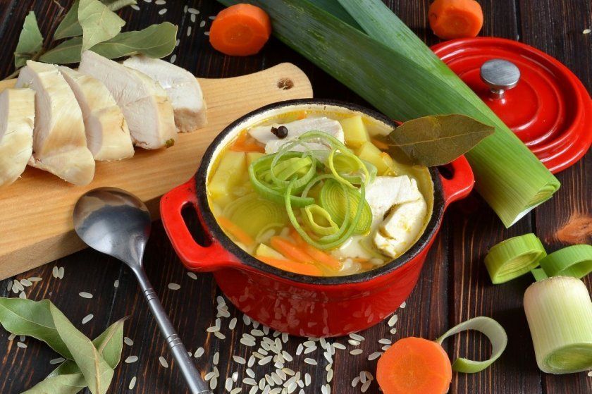 Суп з цибулею-пореєм для схуднення