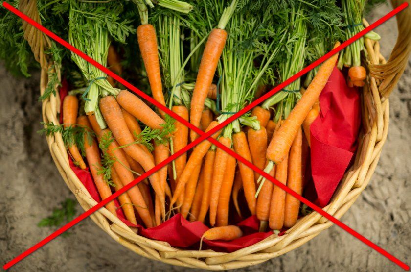 Протипоказання до вживання моркви