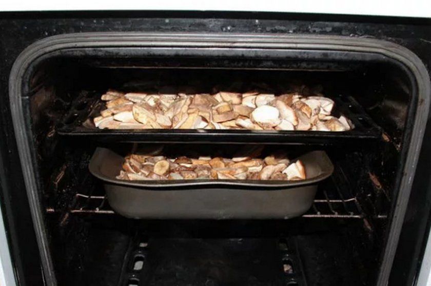 Сушка грибів в духовці