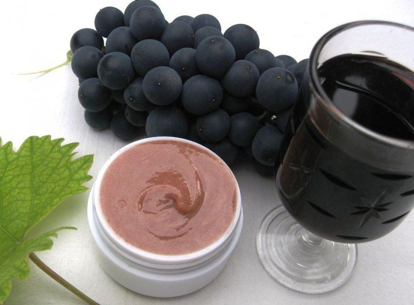 Чорний виноград в косметології