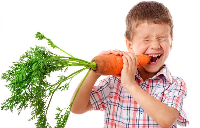 Властивості моркви для дітей