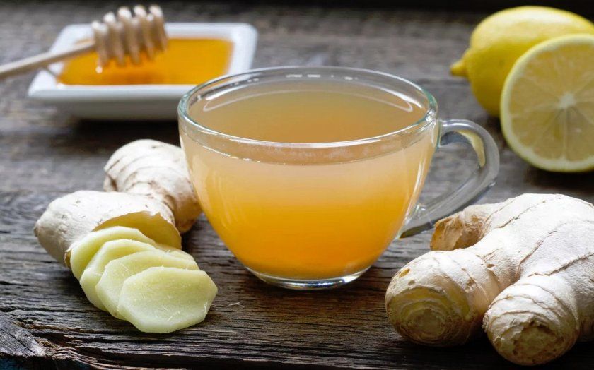 Імбирний чай з лимоном і медом