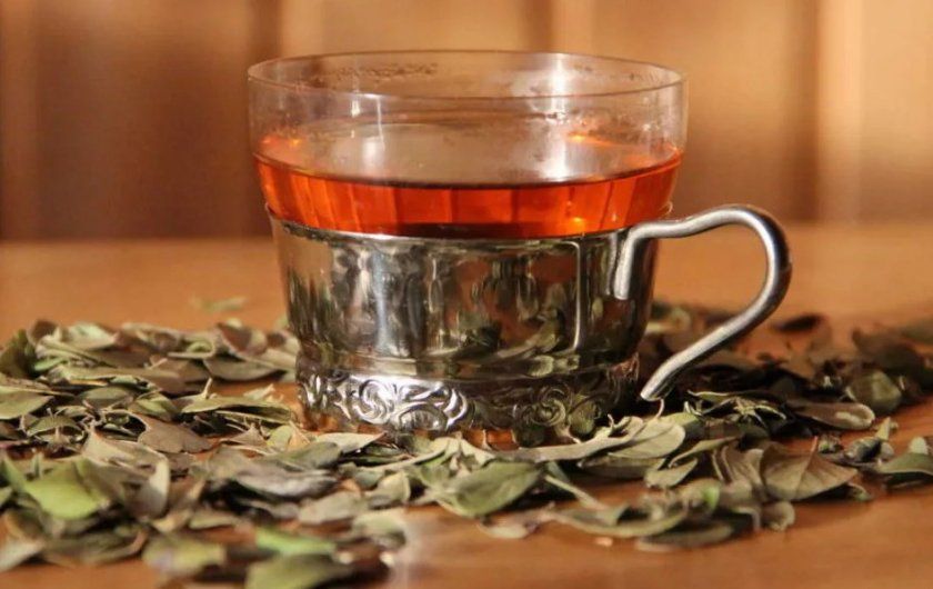 Чай з листя брусниці